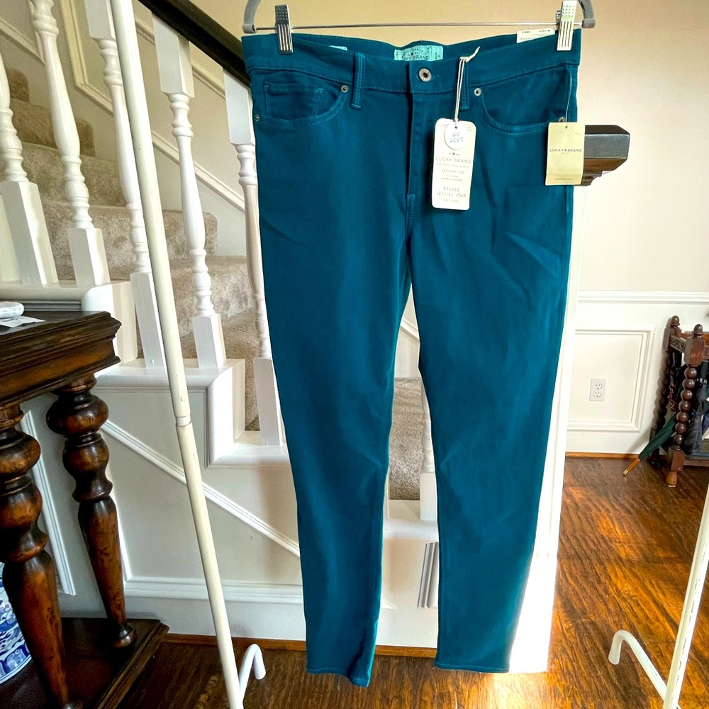 Lucky Brand Brooke Deep Teal Jeans